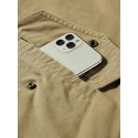 Men 100%Cotton Solid Color Long Sleeve Buttons Pockets Casual Jackets