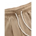 Men Retro Casual Wide Leg Cotton Linen Loose Yoga Pants