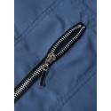 Men Solid Utility Pocket Zip Pocket Ankle Length Casual Cargo Pants