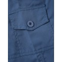 Men Solid Utility Pocket Zip Pocket Ankle Length Casual Cargo Pants