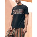 ChArmKpr Mens Ethnic Pattern Crew Neck Casual Short Sleeve T-Shirts