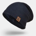 Unisex Wool Plus Velvet Thick Winter Keep Warm Outdoor Casual Brief Woolen Hat Beanie