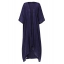 Solid Color Front Open Asymmetric Long Maxi Cardigans