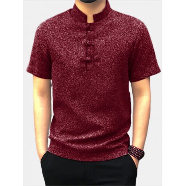 Men Casual Short Sle...